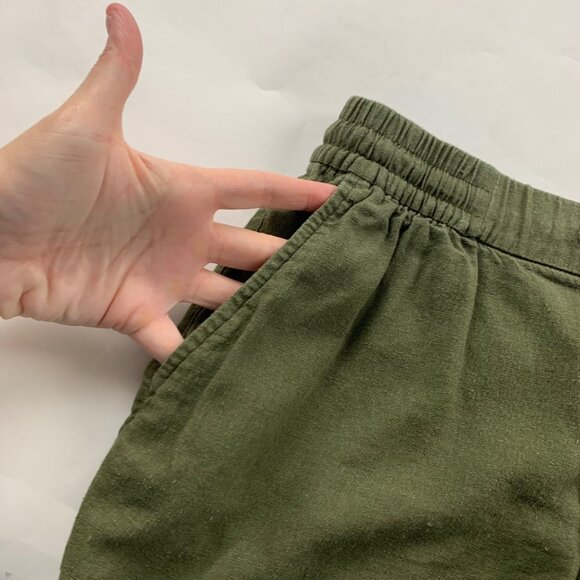 Old Navy Hunter Pines Linen Blend Pull On Shorts M - Picture 2 of 5